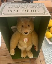 Steiff Dicky Bear Original Box Tag and Papers Mohair Limited Edition 14"