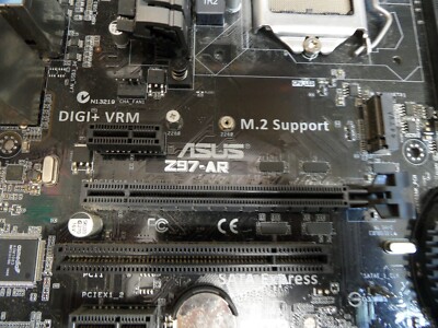 ASUS Z97-AR Motherboard For Parts Only Does Not Power On LGA1150