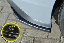 Heckansatz Seitenteile Flaps aus ABS für Volkswagen VW Golf 8 GTD Carbon Optik