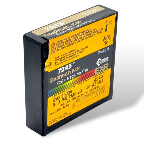 Kodak 7245 Eastman Color Negative Film 16mm x 100ft New Expired Old Stock Film - Picture 2 of 3