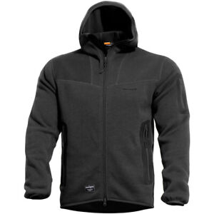 Pentagon Falcon Pro Sweater Outdoor Hiking YKK Mens Warm Knitted Jacket Black