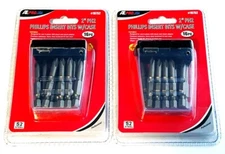 32 ATE PRO 2" PHILLIPS #2 SCREW BITS SCREWDRIVER TIPS PH2 S2 STEEL #10752