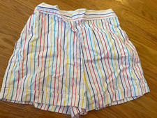 vintage jetset girls 14 rainbow striped shorts