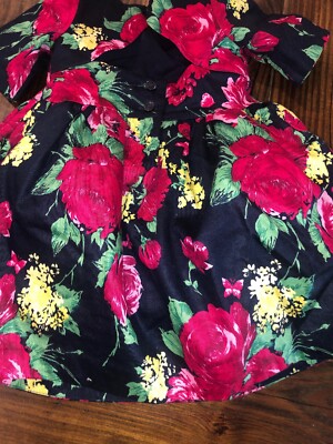 Robe Janie & Jack Dos Nu Imprimé Pâques Taille 5 - Occasion Très Bon état