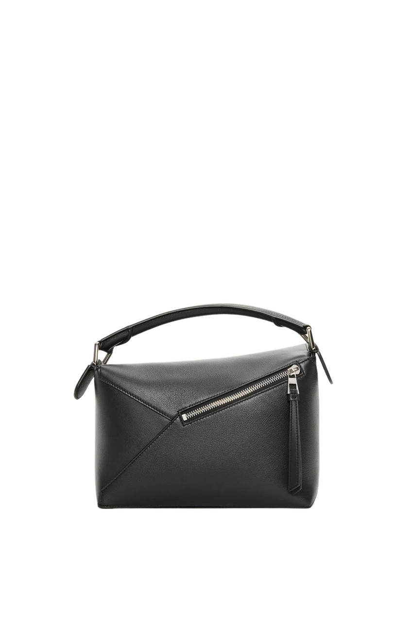 LOEWE Puzzle Small Edge $3850 Black Leather Handbag New & Authentic image 3