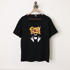 Vintage 2000s Emily The Strange T-Shirt Size L Black Made in USA