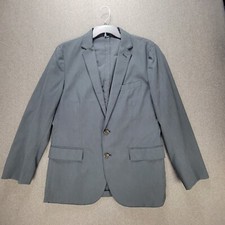 J Crew Blazer Mens M Grey Ludlow Microstripe Japanese Cotton Twill Sportscoat