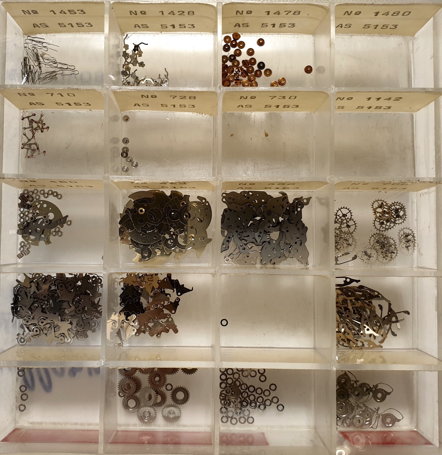 NOS AS 5153 / 56 Vintage Watch Movement Parts Reloj AS5153 AS5156