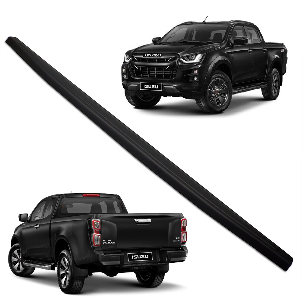 Matte Tailgate Line Cap Cover Trim For Isuzu D-Max V-Cross 4x2 4x4 2020 2021
