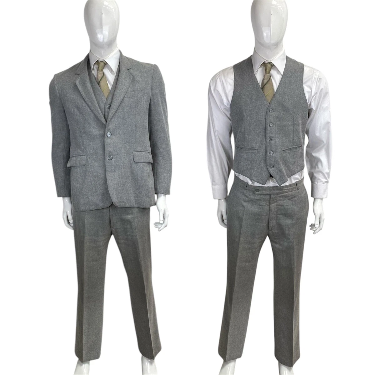 Veste Tailleur / Blazer Vintage POURQUOI PAS - Taille 44 (T3), Gris - Neuf Jamais Porté