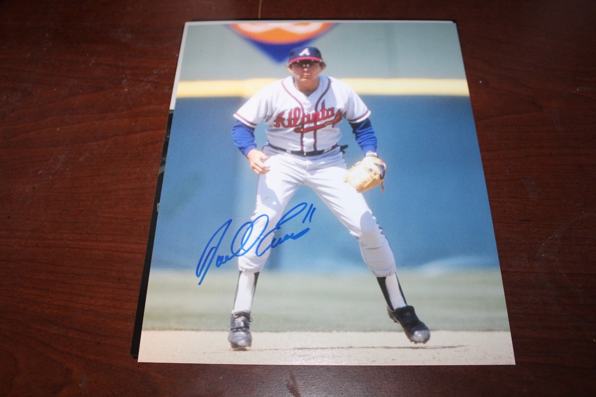 DARRELL EVANS ATLANTA BRAVES SIGNED AUTOGRAPH 8X10 EDIT PHOTO
