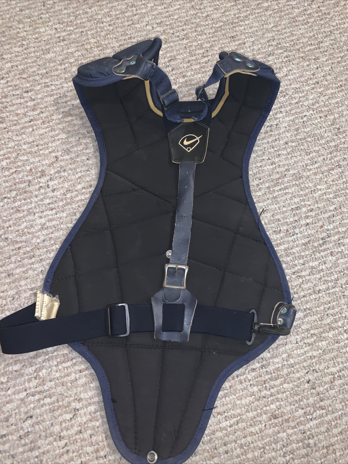 Nike Baseball Pro Catchers Chest Protector Navy Blue BP0005 401 Youth