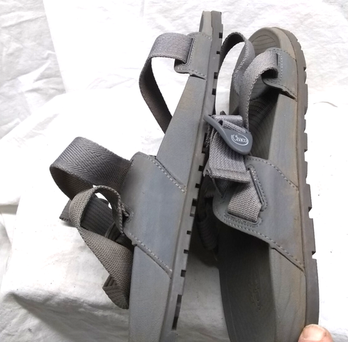 Chaco Men Lowdown 2 Outdoor Strappy Sandals Grey JCH107849 Size 12 Great Shape - 第 6/9 張圖片