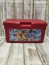 Huggies Wipes Empty Container Disney Baby Winnie the Pooh Tigger Red RARE