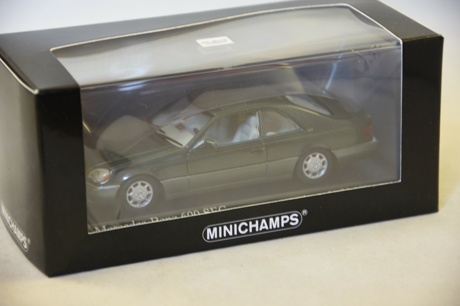 Mercedes Benz 600 SEC 1992 Vert Métal 1/43 Minichamps | Miniature de Collection d'Exception