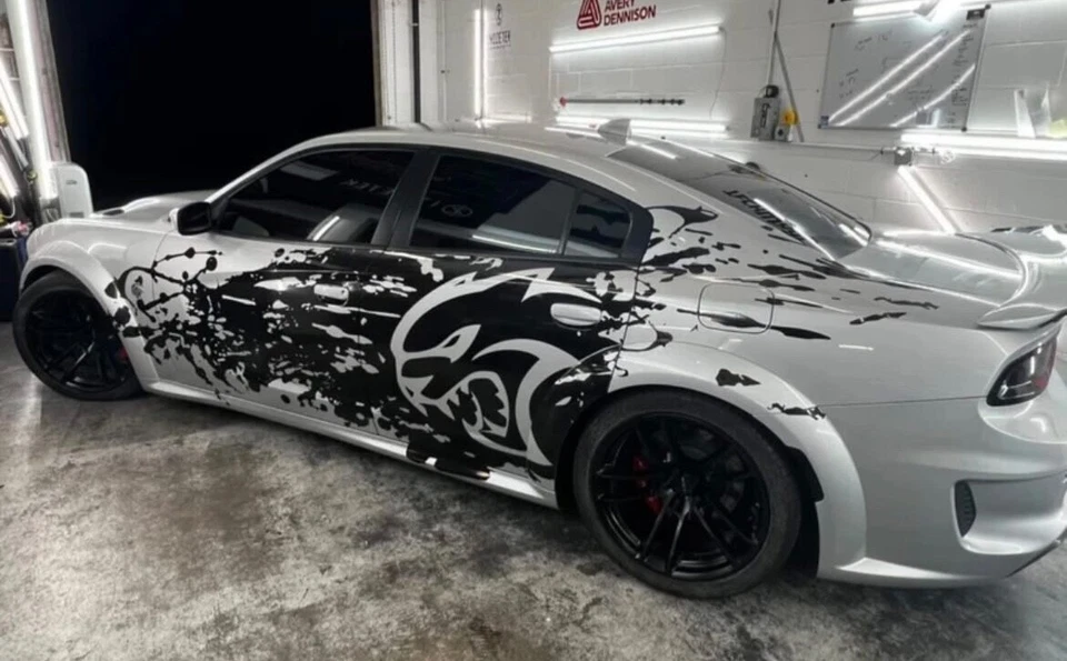 Dodge Charger  decals roof stars side skirts oil catch Can Speedometer Gauge - Image 2 of 4