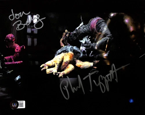 Phil Tippett & Jon Berg Dejarik Holochess Star Wars Signed 8x10 Photo BECKETT