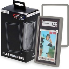12 BCW SGC Graded SILVER Comic Card Bumpers Flexible  Safe Protector 2 Packs