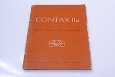   ZEISS CONTAX II A CAMERA ORIGINAL INSTRUCTIONS MANUAL ENGLISH 133-2