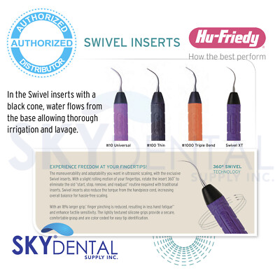 Hu-Friedy Insert Universal/Thin/Triple Bend/ Swivel XT Ultrasonic Inserts