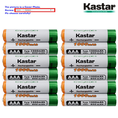 #ad Kastar AAA Battery for Out Door Solar Light Solar Spinner Solar Power Unites $15.99