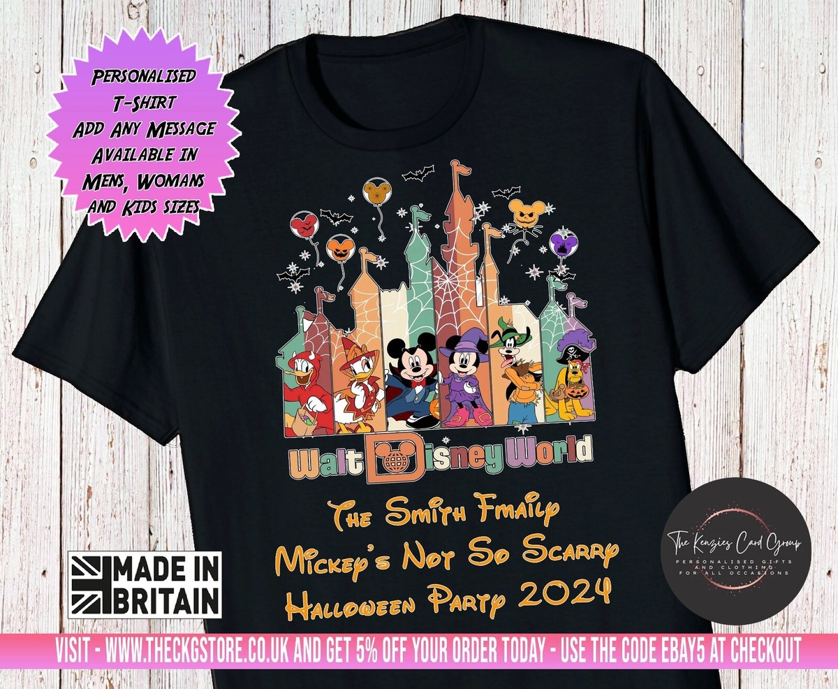 Personalised Disney Trip T-Shirt Mickey Minnie Mouse Disney Halloween Shirt  V3