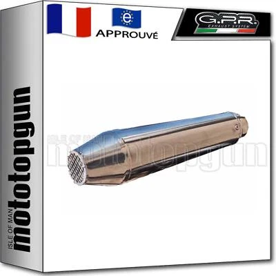 pot echappement approuve acier gpr pour yamaha xv 535 virago 2005 05 2006 06 - Photo 1/3