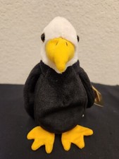 Retired 3rd Gen 1996 Ty Beanie Baby Babies Baldy The Eagle Rare "Style #4074" 