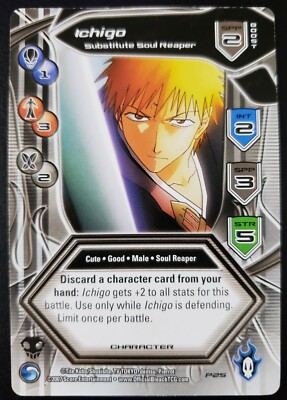 Ichigo Soul Reaper & Hihio Zabimaru Bleach Card Game Promos from