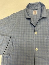 Brooks Brothers Long Sleeve Men s Cotton Pajama Shirt Size Medium