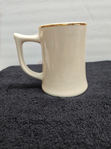 Ceramic Gold Rimmed Mug Determination/Achievement Navy Theme Pre-owned - Picture 4 of 11