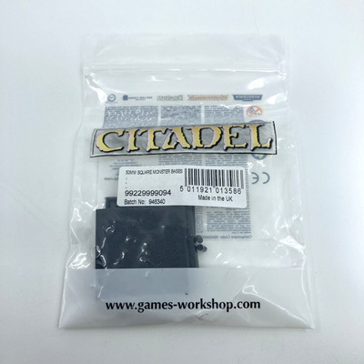 Citadel 50mm Square Monster Base Set - Warhammer Fantasy Games Workshop C1736
