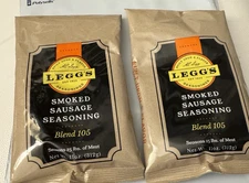2 Leggs Old Plantation Smoked Sausage Seasoning (Seasons 25lbs) o