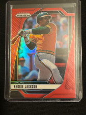 Reggie Jackson 2025 Prizm - Red Prizm #227/299 - Oakland Athletics