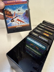 Vintage ColecoVision Game Lot 9 Cartridges Donkey Kong Jr Beamrider Pitfall 2