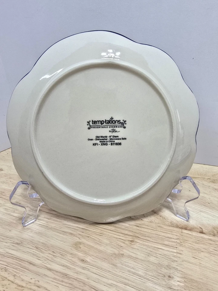 2 Temptations by Tara Old World Confetti Salad Plate - Image 2 of 3