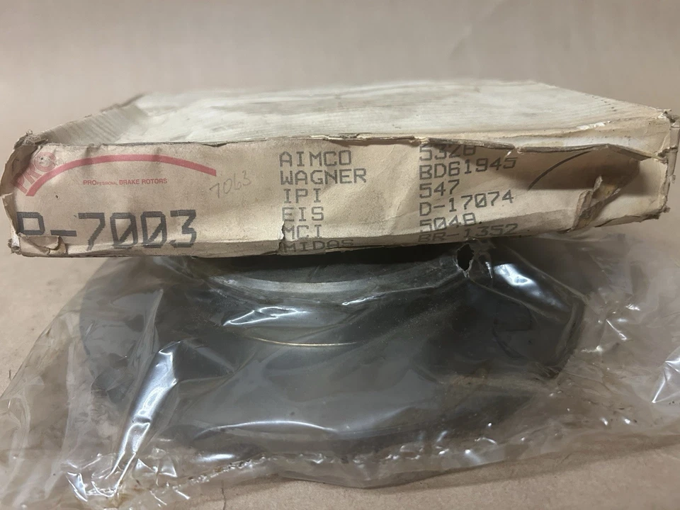 Pro Brake Rotors P-7003 Rear Brake Rotor-Fits 2003-2008 Mazda 6 - Image 3 of 3