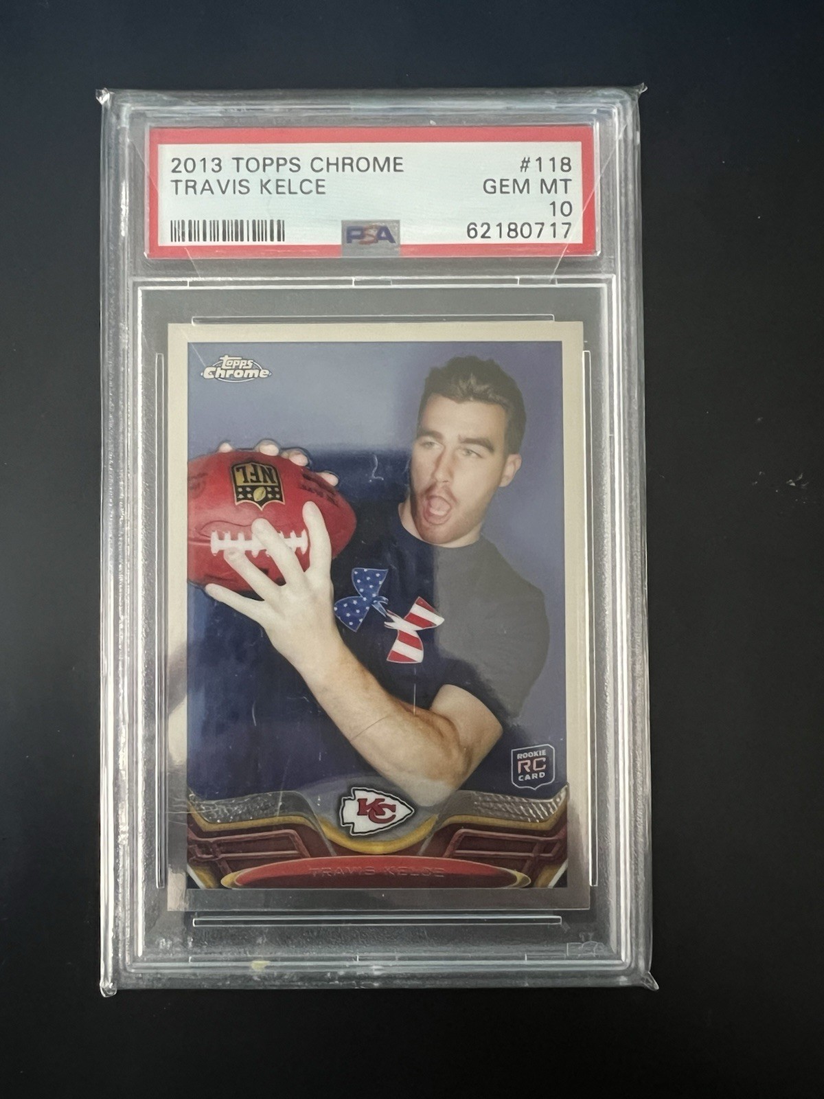 Travis Kelce Topps Chrome #118 Base