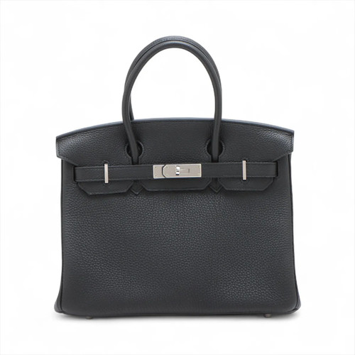 Hermès Birkin 30 Le Tournay Togo Black Silver Metal Fittings □N:2010