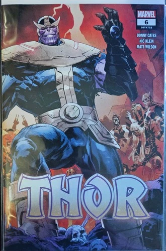Thor #6  Marvel 2020  Wraparound Thanos Variant  Black Winter  NM