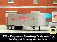 Sylvan T-022-1 HO 1:87 1951-55 Fruehauf 34ft West Coast Style Reefer Trailer w/ 