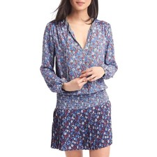 GAP Women's Boho Floral Print Smock Tunic Peasant Cottagecore Dress Sz M