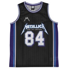 Metallica Ride The Lightning Basketball Jersey Top Vest Limited Ed. Official New