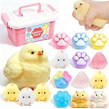 13 Pack Taba Squishy Fun Box Toys Set kit, Cheap Squishies Stress Relief Toys