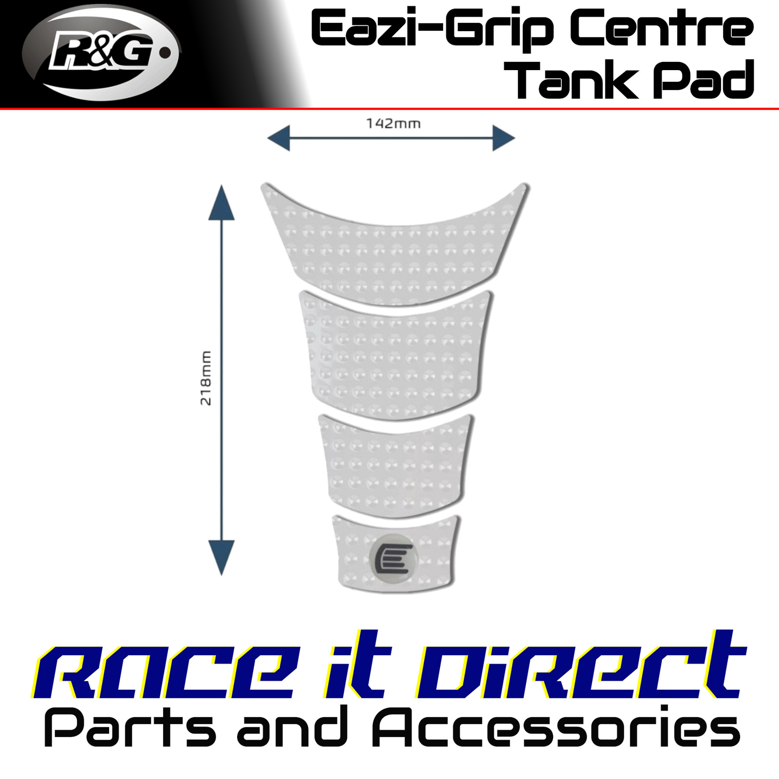Eazi-Grip Centre Tank Pads for KTM 890 Duke 2021-2024 EVO A Clear Eazi-Grip