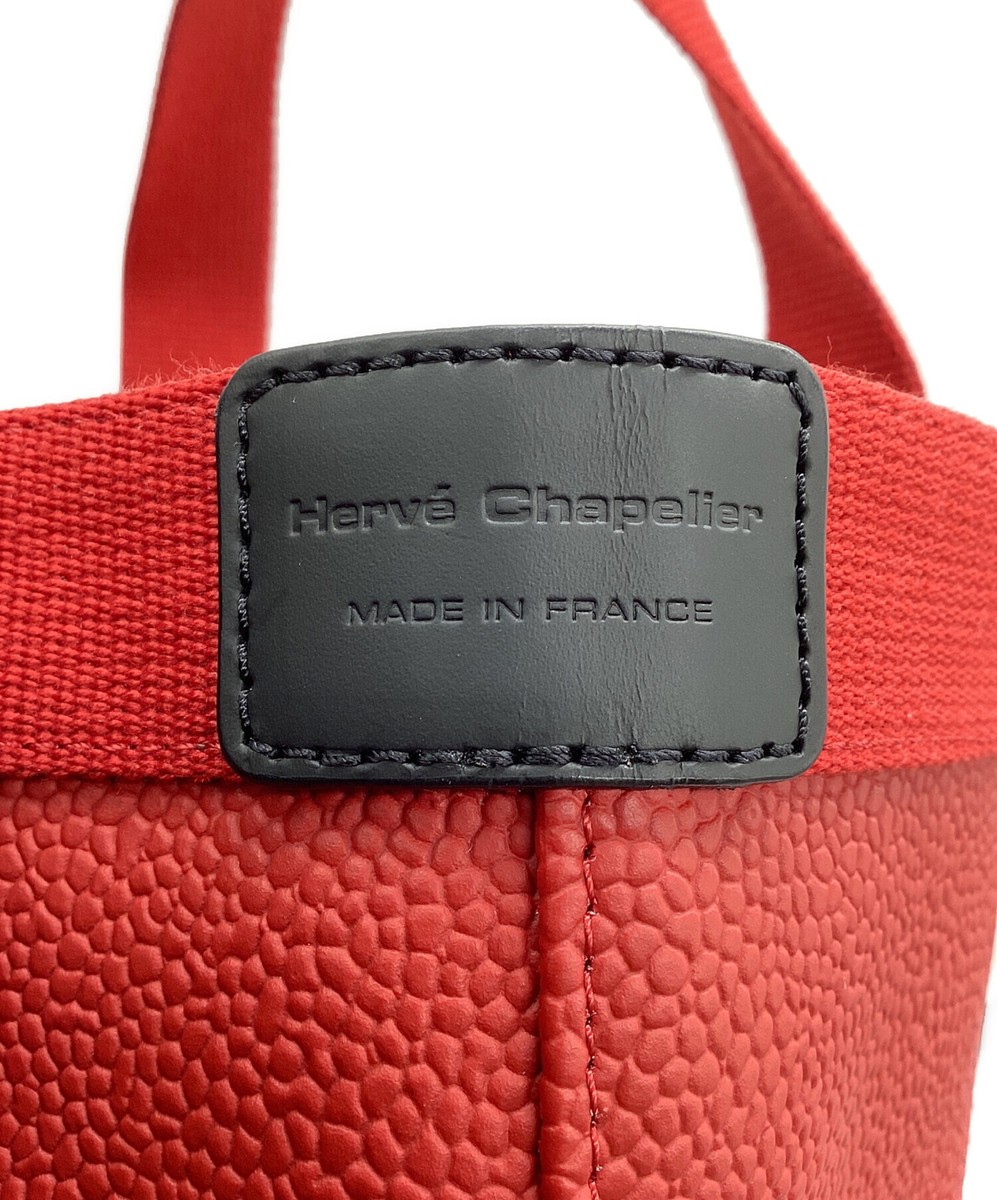 Herve Chapelier square base tote bag 707GP paprika paprika Herve Chapelier square base tote bag 707GP paprika paprika