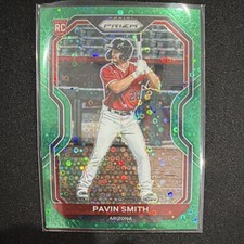 Panini Prizm 2021 Pavin Smith #70 Green Donut Circle Rookie Arizona Diamondbacks
