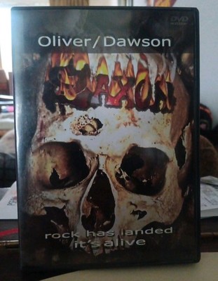 Oliver/Dawson '02 Saxon:rock Has Landed It's Alive Dvd Opened Good Cond.