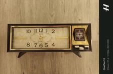 Seiko Melodia Gold Musical Alarm Clock Vintage, Japan