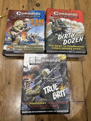 Commando - Dirty Dozen / D-Day: Fight Or Die / True Brit Comic Book job lot